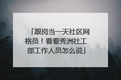 跟岗当一天社区网格员！看看秀洲社工部工作人员怎么说