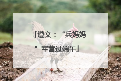 遵义：“兵妈妈”军营过端午