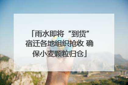 雨水即将“到货” 宿迁各地组织抢收 确保小麦颗粒归仓