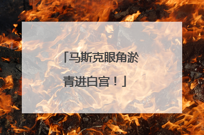 马斯克眼角淤青进白宫！
