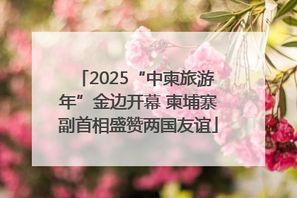 2025“中柬旅游年”金边开幕 柬埔寨副首相盛赞两国友谊