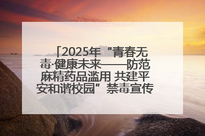 2025年“青春无毒·健康未来——防范麻精药品滥用 共建平安和谐校园”禁毒宣传专题活动在咸宁举行