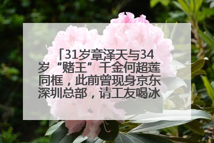 31岁章泽天与34岁“赌王”千金何超莲同框，此前曾现身京东深圳总部，请工友喝冰饮，点了300多杯